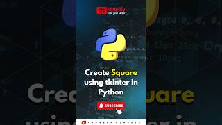 Create Square using tkinter in Python [upl. by Inimak983]