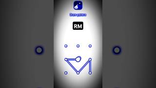 RM pattern lock style 🔥viralvideo patternunlock patternlock screenlock viralvideo foryourpage [upl. by Nynnahs310]