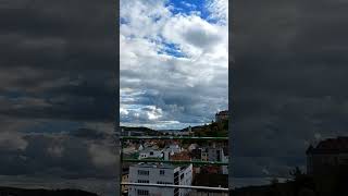 Heidenheim an der Brenz germany sky clouds city cool shorts blue beautiful autumn [upl. by Allerus]