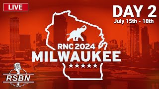 LIVE REPLAY Day Two 2024 Republican National Convention in Milwaukee Wisconsin  71624 [upl. by Yusuk]