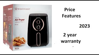 Unboxing Air fryer price amp specs  How to use air fryer  westpoint air fryer [upl. by Thaddus]