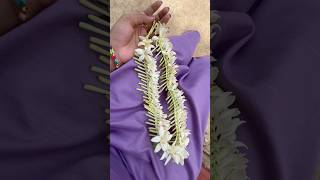 Beautiful garland❤️youtubeshorts garland shorts trending viralvideo hairstyle viralhacks 1m [upl. by Latreece]