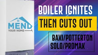 Baxi Potterton cutting out easy boiler FIX [upl. by Ahsotal]