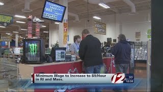 Minimum Wage Increased in Rhode Island Massachusetts [upl. by Lindemann]