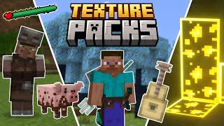 15 BEST Minecraft Recourse Packs Bedrock [upl. by Akinam]