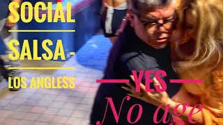 No Age Limit for Salsa at La Plaza salsa salsadancing salsanight dance party [upl. by Suhpoelc]