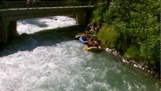 Rafting im Ahrntal Südtirol bei Sand in Taufers [upl. by Aitekram]