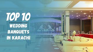 Top 10 wedding banquets in Karachi  Shaadi hall in Karachi  MyWedIdeas [upl. by Subak]