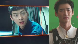 ASTRO Actor Cha Eunwoo 🐮 amp Lee jong suk Decibel Korean Movie Behind the scenes full video [upl. by Irisa]