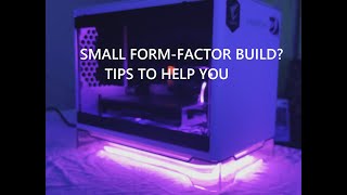 Mini ITX build Tips when building a small form factor PC Using the Inwin A1 mini case [upl. by Alpert849]