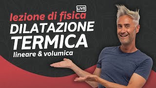 Lezione di fisica su DILATAZIONE TERMICA lineare e volumica  teoria  esercizi svolti [upl. by Aivilys791]