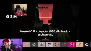 GLOGLOKING REACCIONA A TODAS LAS MUERTES DE SQUID CRAFT GAME III DIA 1 [upl. by Allez373]