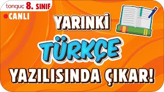 YARINKİ TÜRKÇE SINAVINDA ÇIKAR ✍🏻 8 SINIF 2025 [upl. by Cy]