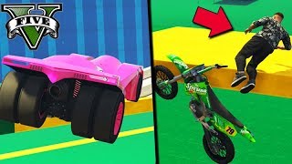 GTA V Online MOTO vs BATMÓVEL  LIPÃO O REI DA MITADA [upl. by Onoitna]