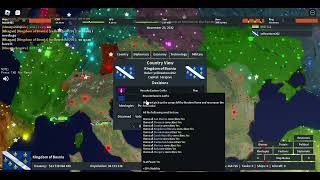 Forming Ostrogothic Kingdom and Balkan Federation Roblox rise of nations [upl. by Nyad]