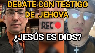 TESTIGO DE JEHOVA VS EVANGELICO DEBATE ¿JESÚS ES DIOS [upl. by Lertnahs]