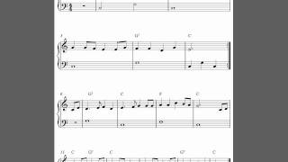 Muss I Denn free beginner piano sheet music [upl. by Eisaj]