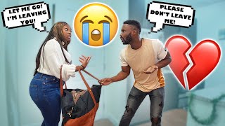 IM LEAVING YOU PRANK ON MY HUSBAND EMOTIONAL [upl. by Nirraj410]