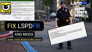 GTA 5 Rockstar New Update Battleye Launcher FIX For LSPDFR Story Mod [upl. by Huntlee]