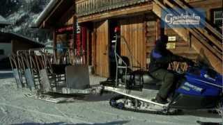 Rodeln in Obertauern  Rodelbahn Gnadenalm [upl. by Otrebogir]