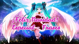 ¡Especial Navidad  Frases navideñas del anime [upl. by Kubetz]