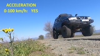 Nissan Patrol Gr Y61 zd30  acceleration 0 100 kmh [upl. by Varrian15]