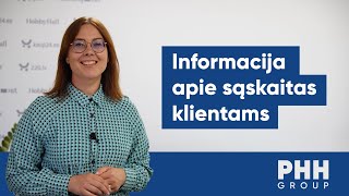 Informacija apie sąskaitas klientams [upl. by Uile]