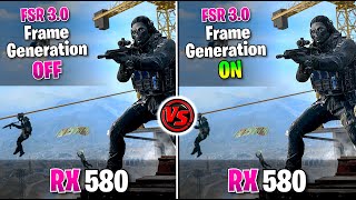 ✅ RX 580 ✅ COD Warzone 3 ✅ 1080p  All Settings 🔴 AMD FSR 3 Frame Generation 🔴 [upl. by Ettenawtna]