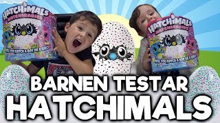 Barnen Testar Hatchimals [upl. by Norred912]