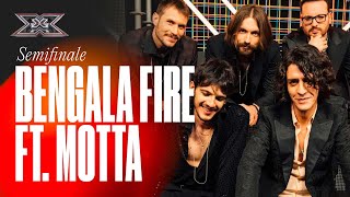 Motta canta con i Bengala Fire “Del Tempo che Passa la Felicità” alla Semifinale  X Factor 2021 [upl. by Maier]