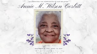 Temple Baptist Church  Celebration of life for Annie Wilson Corbitt  May 3 2024 [upl. by Middendorf]