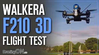 DroningON  Walkera F210 3D Setup and Test Flight Part 2 [upl. by Niwdla]