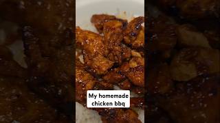 MY HOMEMADE CHICKEN BBQ chicken chickenbbq cooking shortsvideo shorts short shortsviral [upl. by Dranek926]