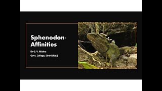 Sphenodon Affinities [upl. by Lamahj603]