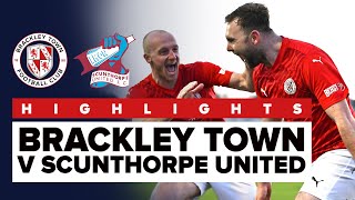 HIGHLIGHTS Brackley Town 20 Scunthorpe United  Saturday 13th January 2024 [upl. by Tanah]