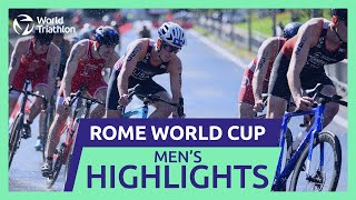 Race Highlights  2024 ROME WORLD TRIATHLON CUP  Men [upl. by Anerhs496]