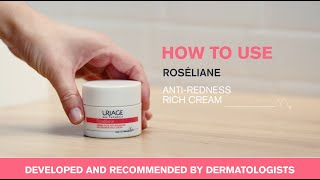 ROSELIANE Rich AntiRedness Cream  How to Use [upl. by Afirahs]