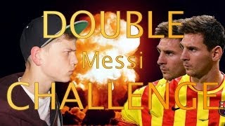 DOUBLE Messi Challenge 4  HitThatBall [upl. by Ahsetan661]