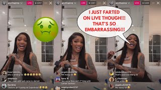 GloRilla Really Farted On Live😂😂😂😭😭😭 [upl. by Rehtse]