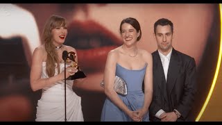 TAYLOR SWIFT Wins Album Of The Year For MIDNIGHTS  2024 GRAMMYs Acceptance Speech [upl. by Ueik]