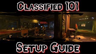 Zombies 101  Classified 101  Setup Guide [upl. by Carmel]