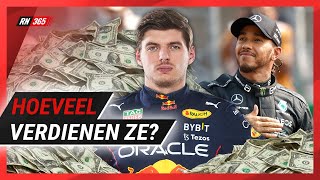 Welk Salaris Hadden Max Verstappen En F1Collegas in 2022 [upl. by Ihsoyim]