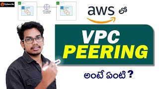 What is VPC Peering  Vpc in Telugu  AWS in Telugu  AWS Tutorials in Telugu [upl. by Analaf904]