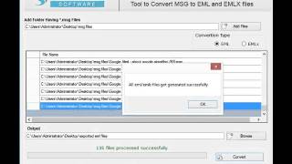 msg to eml converter to convert multiple msg files to eml format [upl. by Asirram456]