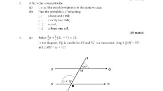 BECE 2024 Mathematics Sample Questions [upl. by Yesrod]