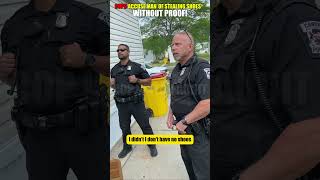 Cops Accused Man of Stealing Shoes Without Proof police america copwatch audit cops [upl. by Fokos533]