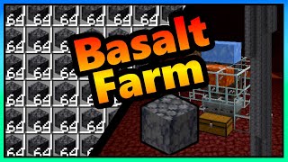 Minecraft Basalt Farm 120  121  How to make a Basalt Farm in Minecraft [upl. by Rhu160]