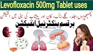 Levoflox 500 mg tablet uses  Levofloxacin 500 mg  bacterial infection treatment antibiotic tablet [upl. by Ellednahc]