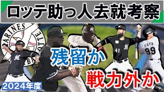 千葉ロッテ助っ人去就考察 支配下５選手の残留か戦力外かを考える 【ポランコ】【ソト】【メルセデス】【コルデロ】【カイケル】 [upl. by Arob]