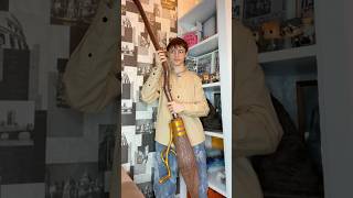 Nimbus 2000 Harry Potter DIY Broom🧹⚡️ harrypotter nimbus2000 [upl. by Acilef891]